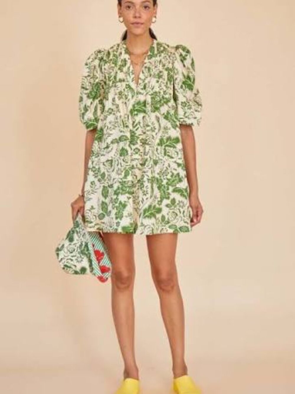 Hunter Bell Jenkins dress - Green Gardens Blouson